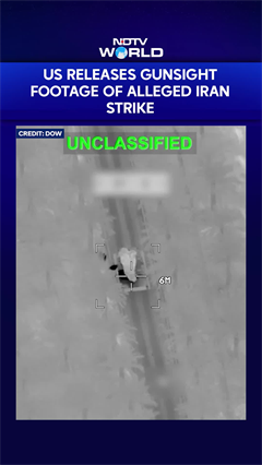 US Releases Gunsight Footage Of Alleged Iran Strike