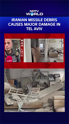 Iran Missile Attack On Israel | Massive Damage In Israel After Iranian Missile Debris Lands On Homes