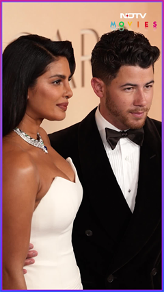 Priyanka Chopra Goes Custom Dior In A Thigh-Slit Gown For Oscars 2026 With Nick Jonas