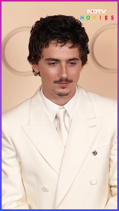 Timoth&eacute;e Chalamet Goes All White For Oscars 2026