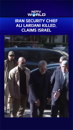 Iran Security Chief Ali Larijani Killed: Israel