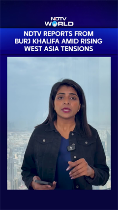 NDTV Reports From Burj Khalifa Amid Rising West Asia Tensions