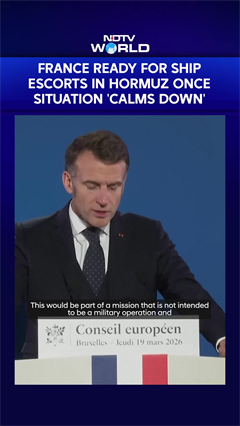 France Ready For Ship Escorts In Strait Of Hormuz Once Situation 'Calms Down'
