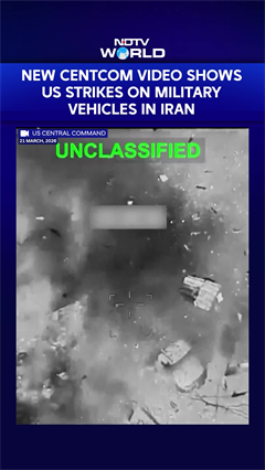 New CENTCOM Video Shows US Strikes On Military Vehicles In Iran