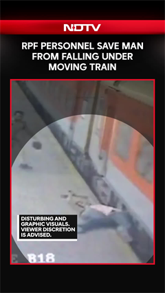 Video: Heroic RPF Jawan Saves Passenger From Moving Train At Mathura