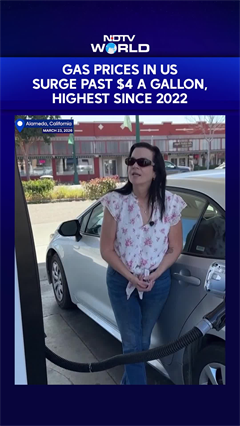 US Gas Prices Surge Past $4 A Gallon Amid Iran Conflict, Highest Since 2022