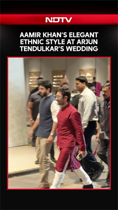 Video: Aamir Khan's Ethnic Look Steals the Spotlight at Arjun Tendulkar's Wedding