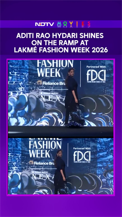 Video: Aditi Rao Hydari Shines On The Ramp At Lakme Fashion Week 2026