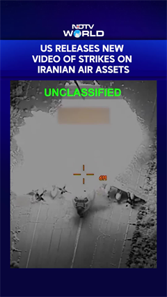 Iran War | US Releases Video Of Attack On Iranian Air Assets