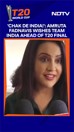 Amruta Fadnavis Wishes Indian Team Ahead Of T20 World Cup Final