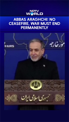 Video: Iran FM Abbas Araghchi: 'No Ceasefire- War Must End Permanently'