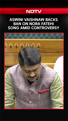 Nora Fatehi Song | Ashwini Vaishnaw Backs Ban On Nora Fatehi's Song Amid Controversy