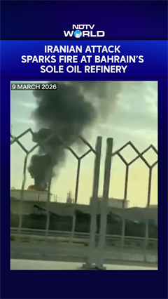 Iran Unleashes Fury With Missile Tearing Into Key Bahrain Oil Refinery