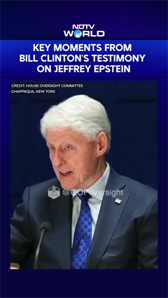Bill Clinton Questioned In Epstein Probe; Deposition Videos Released