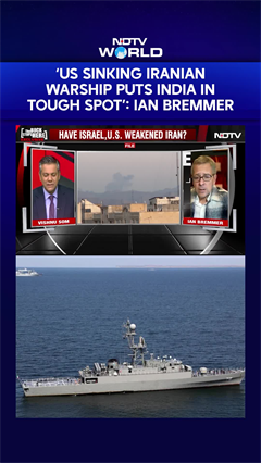 India's Delayed Response Reflects Political Discomfort With US Sinking Iranian Warship: Ian Bremmer