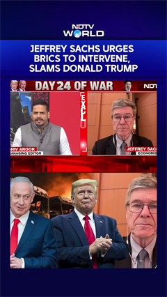 Donald Trump News | Jeffrey Sachs Urges BRICS To Intervene, Slams Donald Trump