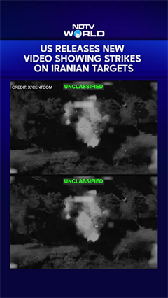 Iran War | US Releases New Video Showing Strikes On Iranian Targets