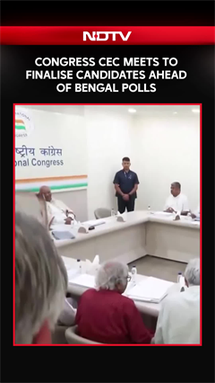 Congress CEC Meet In Delhi To Finalise Bengal Candidates