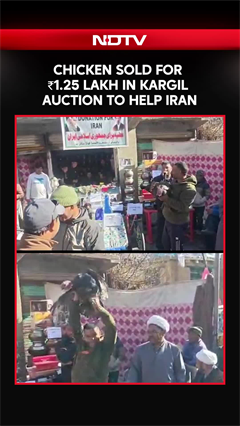 Video: Chicken Sold For ₹1.25 Lakh In Kargil Auction To Help Iran