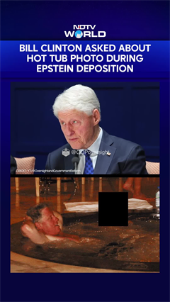 Bill Clinton Responds To Viral Hot Tub Photo In Epstein Deposition