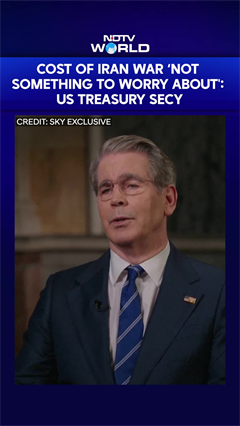 Video: Cost Of Iran War 'Not Something To Worry About': US Treasury Secretary
