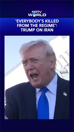 "Everybody's Killed From The Regime": Trump On Iran