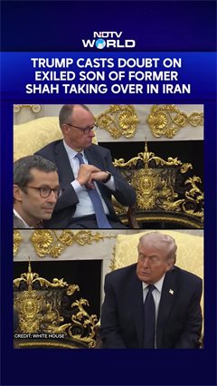 Trump On Iran | Trump Casts Doubt On Exiled Son Of Former Shah Taking Over In Iran