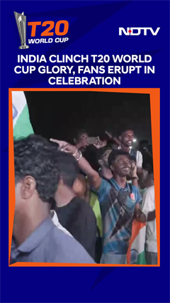 India Clinch T20 World Cup Glory, Fans Erupt In Celebration