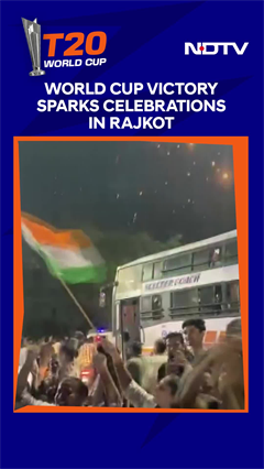 Fans In Gujarat's Rajkot Celebrate India's Historic Win In T20 World Cup