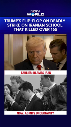 Video: Donald Trump Backtracks On Claim Iran Bombed Girls' School