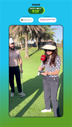 Team 9 Tees Off On Golf's Thrill & NDTV DP World Golf Pro-Am Magic In Ahmedabad!