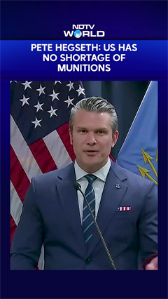 Pete Hegseth: US Has No Shortage Of Munitions