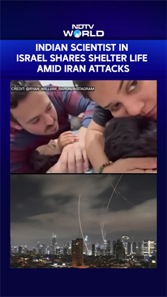 Indian Scientist In Israel Shares Videos Of Shelter Life Amid Iranian Missile Attacks
