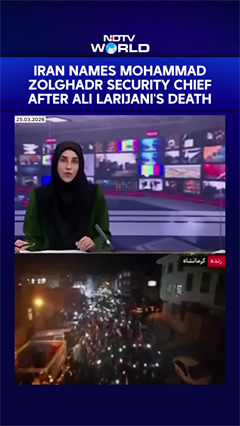 Iran News | Iran Names Mohammad Zolghadr Security Chief After Ali Larijani's Death