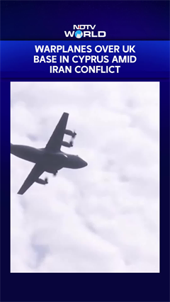 Iran War: Warplanes Over UK Base in Cyprus Amid Iran Conflict