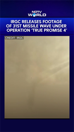 Iran War | IRGC Releases Footage Of 31st Missile Wave Under Operation 'True Promise 4'