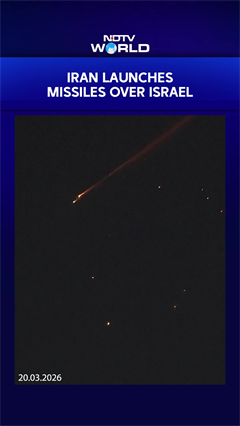 Iran Missile Launch | Iran Launches Missile Barrages Over West Bank
