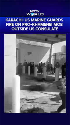 Karachi Clash: US Marines Open Fire Outside US Consulate Amid Pro-Khamenei Protests