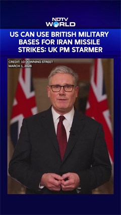 US Can Use British Military Bases For Iran Missile Strikes: UK PM Starmer