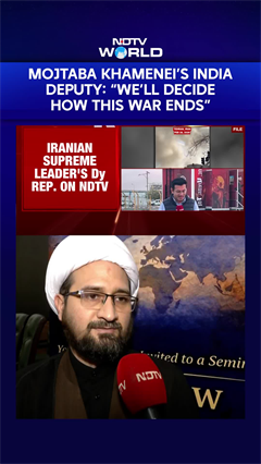 Video: Mojtaba Khamenei's India Deputy: 'We'll Decide How This War Ends' | NDTV Exclusive