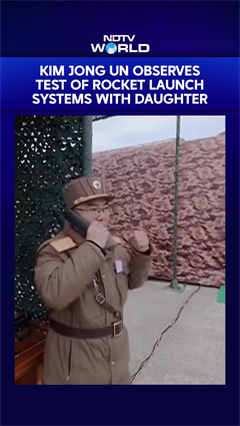 Kim Jong Un Observes Test Of Rocket Launch Systems With His Daughter Kim Ju Ae