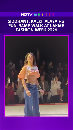 Lakme Fashion Week 2026: Siddhant Chaturvedi, Kalki Koechlin, Alaya F's 'Fun' Ramp Walk