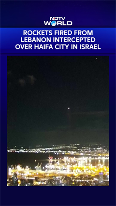 Rockets Fired From Lebanon Intercepted Over Haifa City In Israel