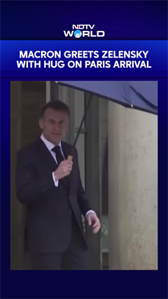 Video : Zelenskyy Meets Macron In Paris As West Asia Crisis Deepens