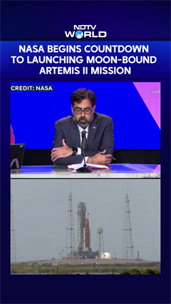 NASA Starts Countdown For Moon-Bound Artemis II Mission Launch