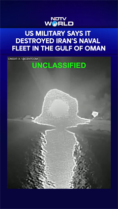 US Military Says It Destroyed Iran&rsquo;s Naval Fleet In The Gulf Of Oman