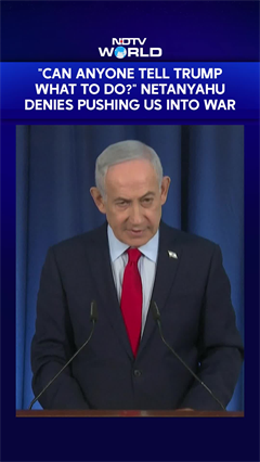 Iran War | "Can Anyone Tell Trump What To Do?" Netanyahu Says Didn't Push US Into War