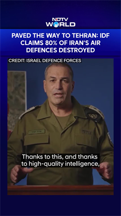 Paved The Way To Tehran: IDF Claims 80% Of Iran&rsquo;s Air Defences Destroyed