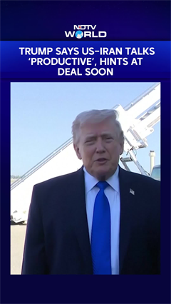 Trump Says US&ndash;Iran Talks &lsquo;Productive&rsquo;, Hints At Deal Soon