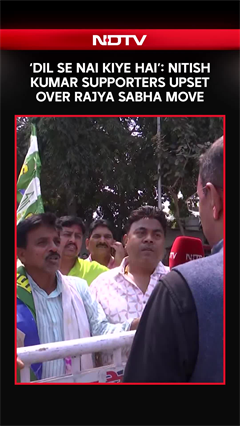 Nitish Kumar Supporters Upset Over His Decision To Quit CM Chair: 'Dil Se Nai..'